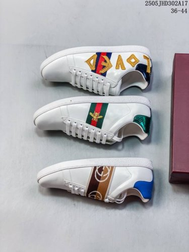 Classic High-End Brand Gucci Ace Embroidered Low-Top Color Matching Embroidery S