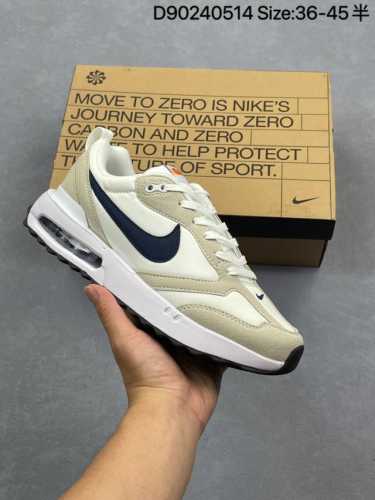 Nike Air Max Dawn Low-Top Dawn Series Air Cushion Casual Running Shoes, Featurin