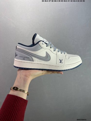 Corporate-Level Nike Air Jordan 1 Low Aj1 Joe 1 Low-Top Casual Sneakers Synchron