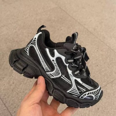 New Color Parisian-Style Mesh Children's Velcro Dad Shoes Size: 26-37 Inches Cla