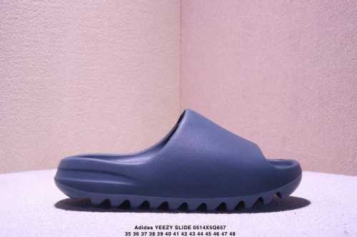 Adidas Yeezy Slide Coconut Flip-Flops, Kanye West-Inspired One-Strap Beach Sanda