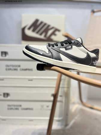 Company-Grade Top-Grain Leather North Face X Jordan Air Jordan 1 Low Aj1 Low-Top - Click Image to Close