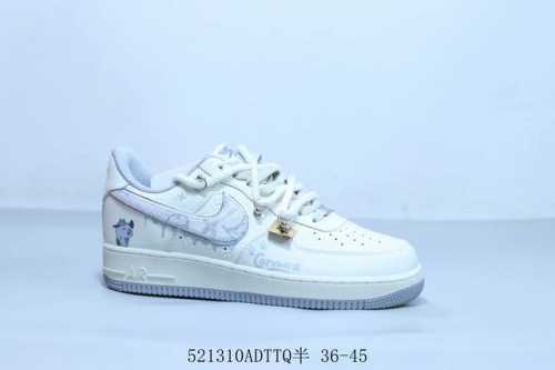 Nike Air Force 1 Af1 Nike Air Force One Casual Skate Shoe With Straps, Style Num
