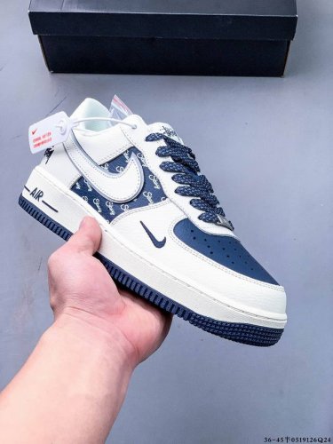 Second Layer Genuine Nike Air Force 1 Low Air Force One Low-Top Classic Versatil