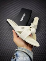 Chanel 2025 Mini Chanel Spring/Summer Bow-Knot Flat Sandals #Bow-Knot Sandals#Fa