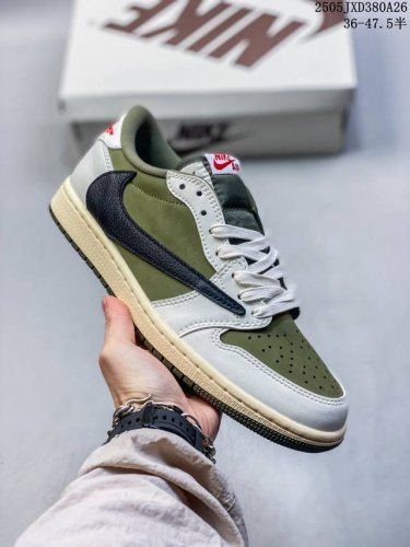 Travis Scott X Jordan Aj Cut The Check Ts Hook Joint Velcro Basketball Shoes Fz8