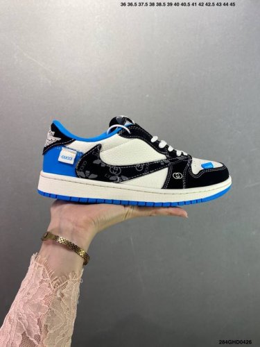 Corporate-Level Nike Air Jordan 1 Low Custom Color Matching Custom Aj Joint-High