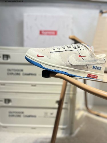 Nike Sb Dunk Low "Supreme Joint" Anniversary High-End Custom Low-Top Casual Shoe