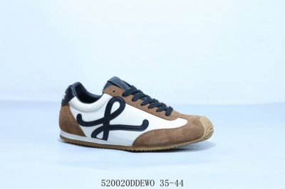 Loewe Ballet Runner Calf Leather Round-Toe Lace-Up Low-Top Waffle Series Casual