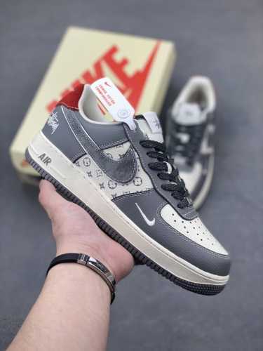 Overseas Limited Release! Company-Grade Nike Air Force 1 '07 Low Stussy Collabor