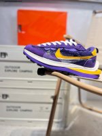 Sacai X Nike Vaporwaffle Collaboration Edition Waffle 3.0 Trend Casual Height-In