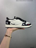 Company-Level Fragment X Travis Scott X Air Jordan 1 Low Three-Party Joint Inver