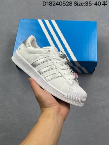 Adidas Ad Originals Superstar Classic Shell Toe Casual Sneakers Pure White B2713