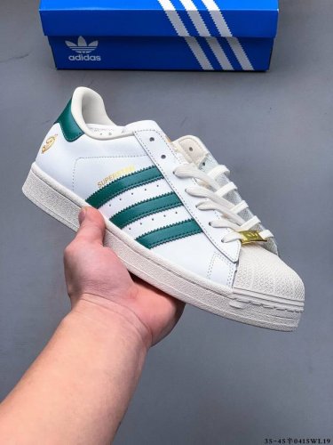 Company Level! Adidas Superstar Shell Head Classic Versatile Casual Sneakers 041