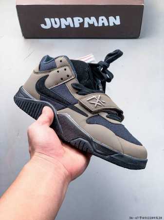 Travis Scott X Jordan Cut The Check Collaboration Reverse Hook Casual Skate Shoe - Click Image to Close