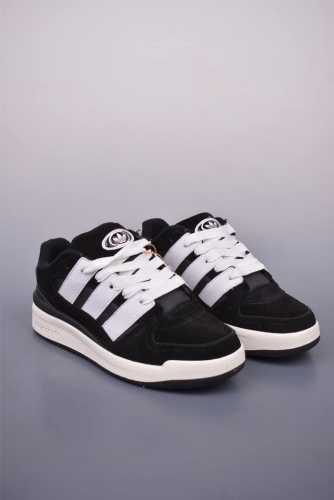 Adidas Originals Forum 0 Cl Trefoil Low-Top Retro Trend Casual Bread Shoes An Ev