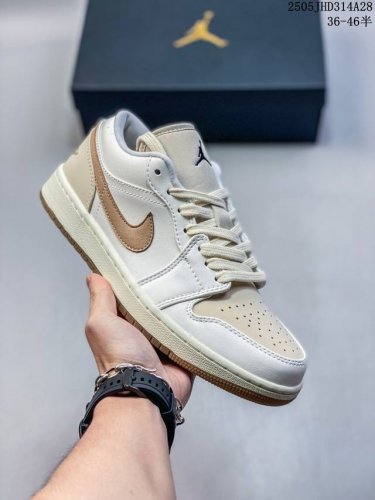 Corporate-Level Nike Air Jordan 1 Low Aj1 Joe 1 Low-Top Casual Sneakers Synchron