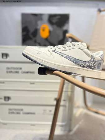 Company-Level First-Layer Leather Jordan Air Jordan 1 Low Aj1 Low-Top Series Bas - Click Image to Close