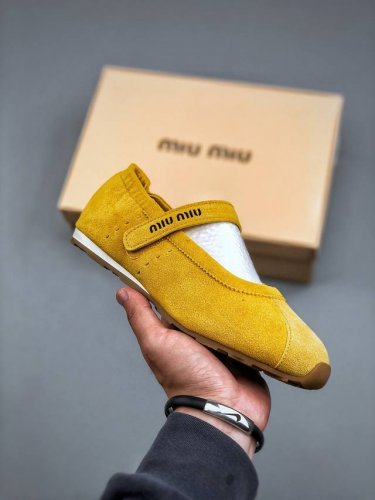 Miumiu Miu Miu Early Spring New Arrival Runway New Arrival Slip-On Mary Jane Bal