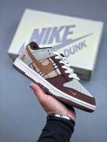 Overseas Hit Limited Sale High-End Customized Nike Sb Dunk Low Burberry Joint --