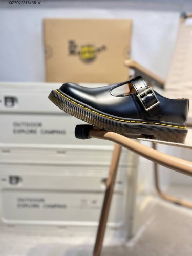 Dr.Martens Series Thick Sole Full Motorcycle Line Original Material Production H
