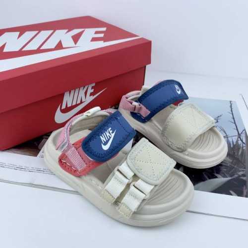 Nike X Jordan Ls Slide Children's Sports Sandals With Front And Back Velcro Stra