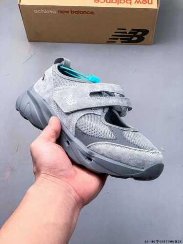 Collection New Balance Princess Shoes Mary Jane Mesh Stitching Velcro Sandals Fa