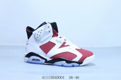 Nike Air Jordan 6 Aj6 Jordan Vi High-Top Lace-Up Men's And Women's Casual Basket