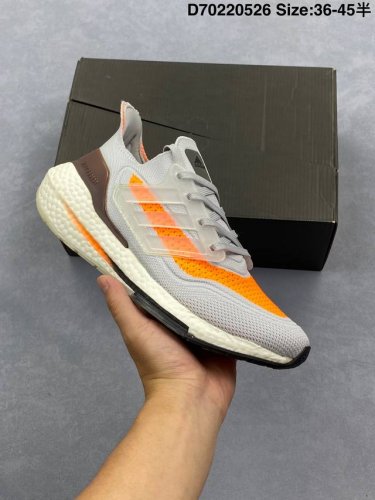 Adidas Men's And Women's Shoes Adidas Ultraboost 21 Popcorn Low-Top Running Cush