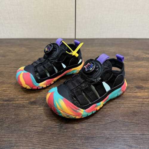 Keen New Kids' Shoes 26-37 With Twist Buckle And Sawtooth Rubber Outsole For Str