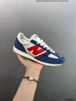 New Balance Nb 471 Series Fabric Cowhide Layer Leather Retro Fashion Slip-Resist
