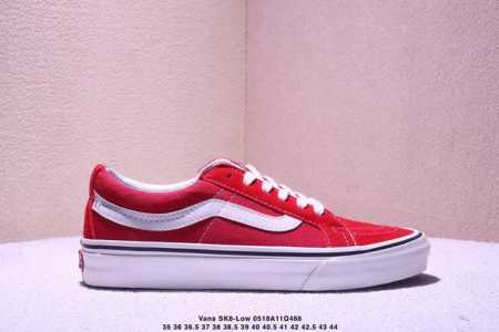 vans Sk8-Low Red Label A New Generation Of Low-Top Vulcanized Canvas Shoes Th - Click Image to Close