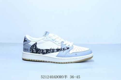 Air Jordan 1 Low Aj1 Jordan 1 Low-Top Retro Cultural Casual Sports Basketball Sh