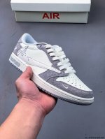 Company-Level First-Layer Nike Air Jordan 1 Low Aj1 Joe 1 Low-Top Trendy Slow-Mo