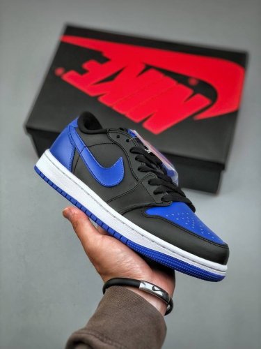 Air Jordan 1 Low Aj1 Joe 1 Royal Blue Low-Top Cultural Leisure Sports Shoes Ib19