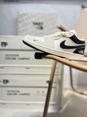 Company-Grade Top-Grain Leather North Face X Jordan Air Jordan 1 Low Aj1 Low-Top - Click Image to Close