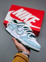 Nike Sb Dunk Low Snake White Blue Strapspurely Original Factory Producthighly Re
