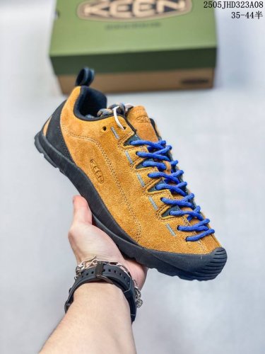 Keen Jasper Suede Mountain Camping Hiking Shoes, Slip-Resistant, Lightweight, Lo