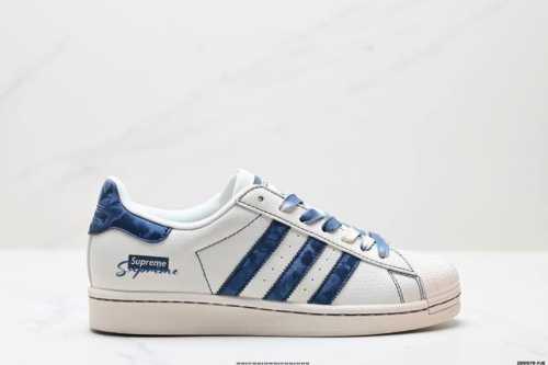 Company-Grade Adidas Originals Superstar Adidas Three-Leaf Clover Diy Series Low