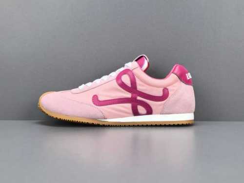 Channel Advantage! Counter Version Loewe Ballet Runner 2.0 Calfskin Round Toe La