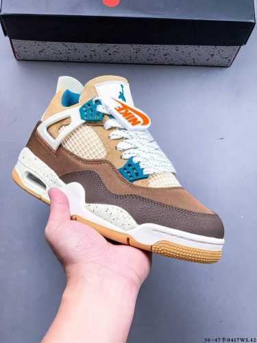 Company Level! Air Jordan 4 Retro Og Cement Aj4 Joe 4 Retro Casual Sports Basket