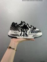 Company-Grade Mlb Ny Printed Dad Shoes With Graffiti Prank Design, 6Cm Internal