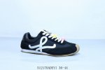 loewe Ballet Runner 2.0 Calfskin Round Toe Lace-Up Low-Top Waffle Series Life