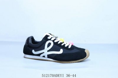 loewe Ballet Runner 2.0 Calfskin Round Toe Lace-Up Low-Top Waffle Series Life