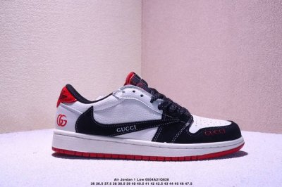 Travis Scott X Fragment Design X Air Jordan 1 Low Og Sp Aj1 Low-Top Cultural Cas