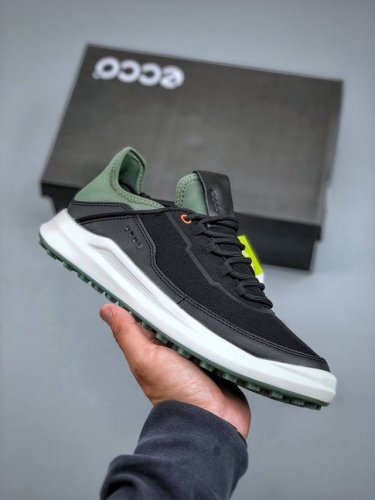 Ecco Official Walking Series Mesh Sand With Top-Layer Leather Casual Shoes Compa