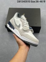 Fair Jordan Legacy 312 Low Low-Top White And Gray Cracked Pattern Aj312 Jordan 3