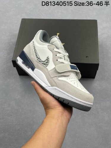 Fair Jordan Legacy 312 Low Low-Top White And Gray Cracked Pattern Aj312 Jordan 3