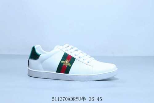 Gucci Ace Embroidered Low-Top Colorblock Embroidery Series Low-Top Trendy All-Ma