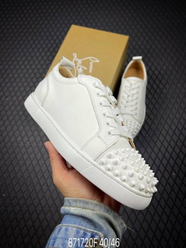 Fthe End Of The Universe Is The Classic Cl. Red-Soled Shoes With Rivets. Classic
